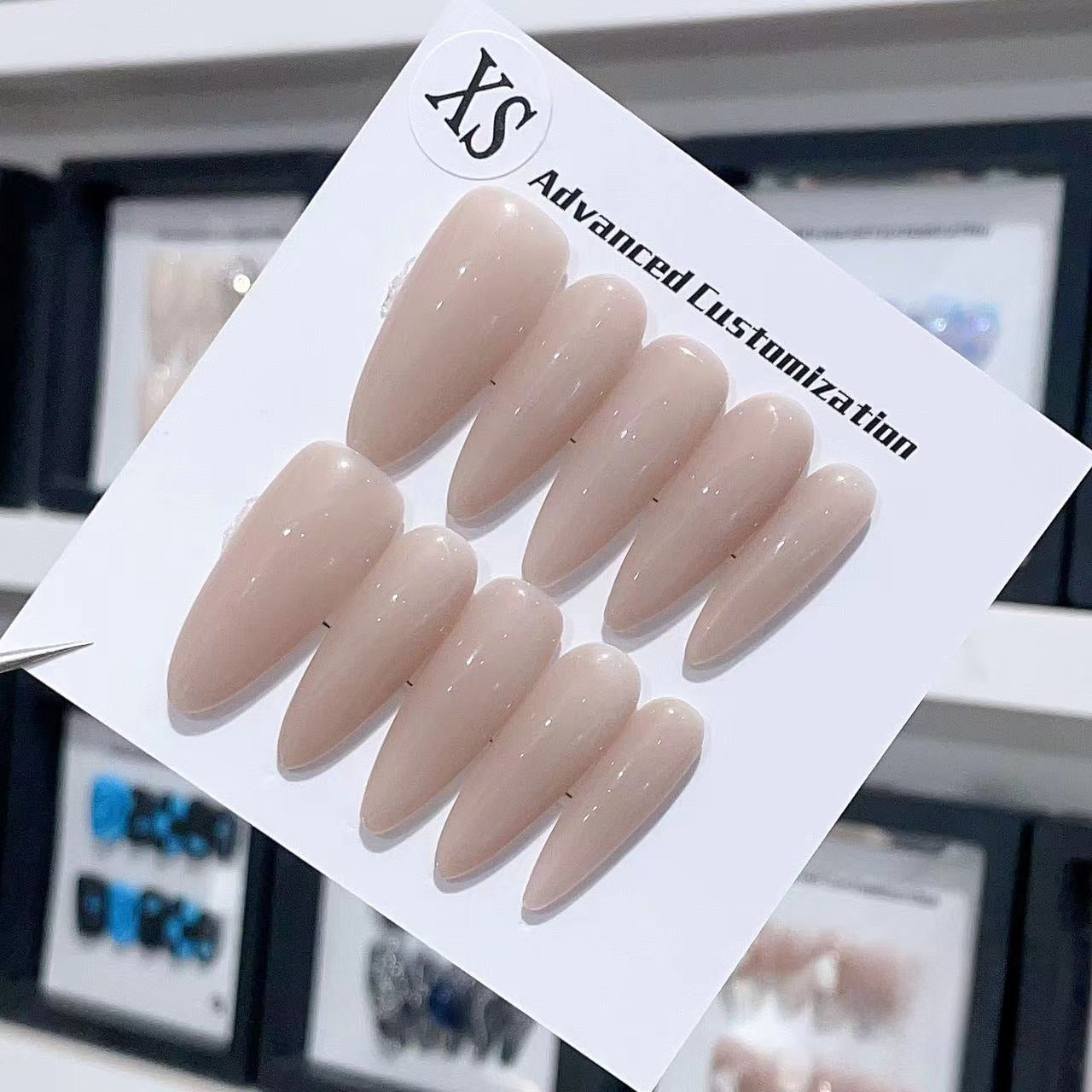 Soft Nude Classic Handmade Press On Nails - Arcanus Nails