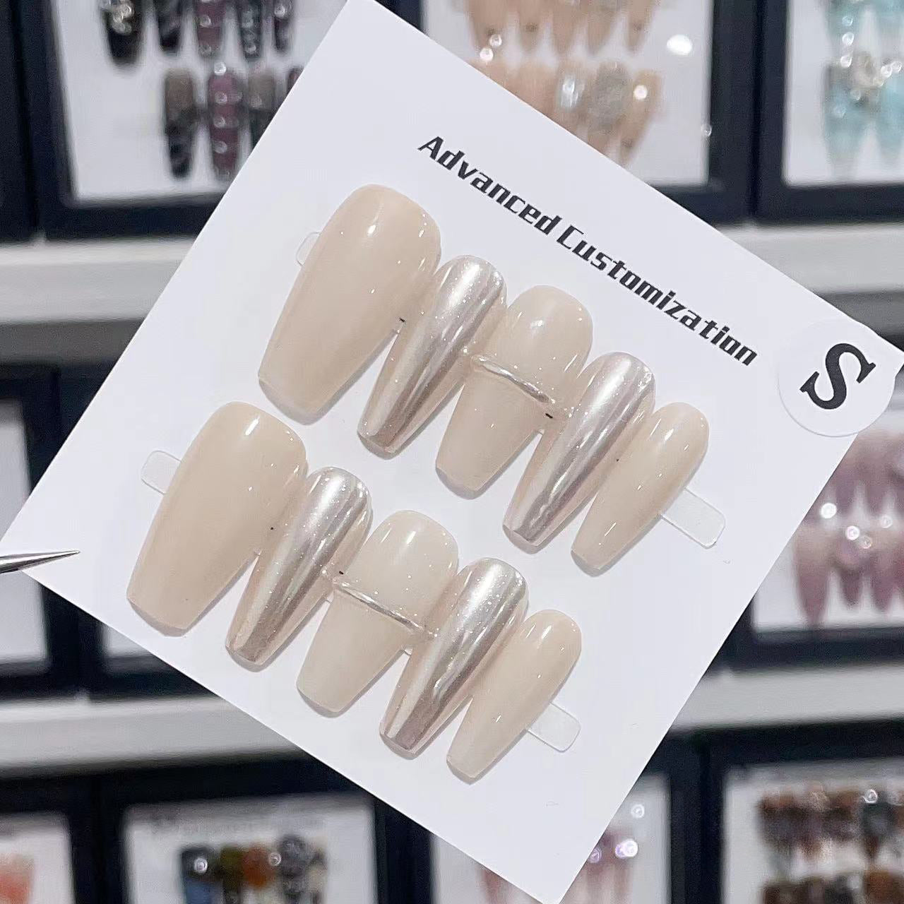 Satin Sheen Handmade Press On Nails - Arcanus Nails