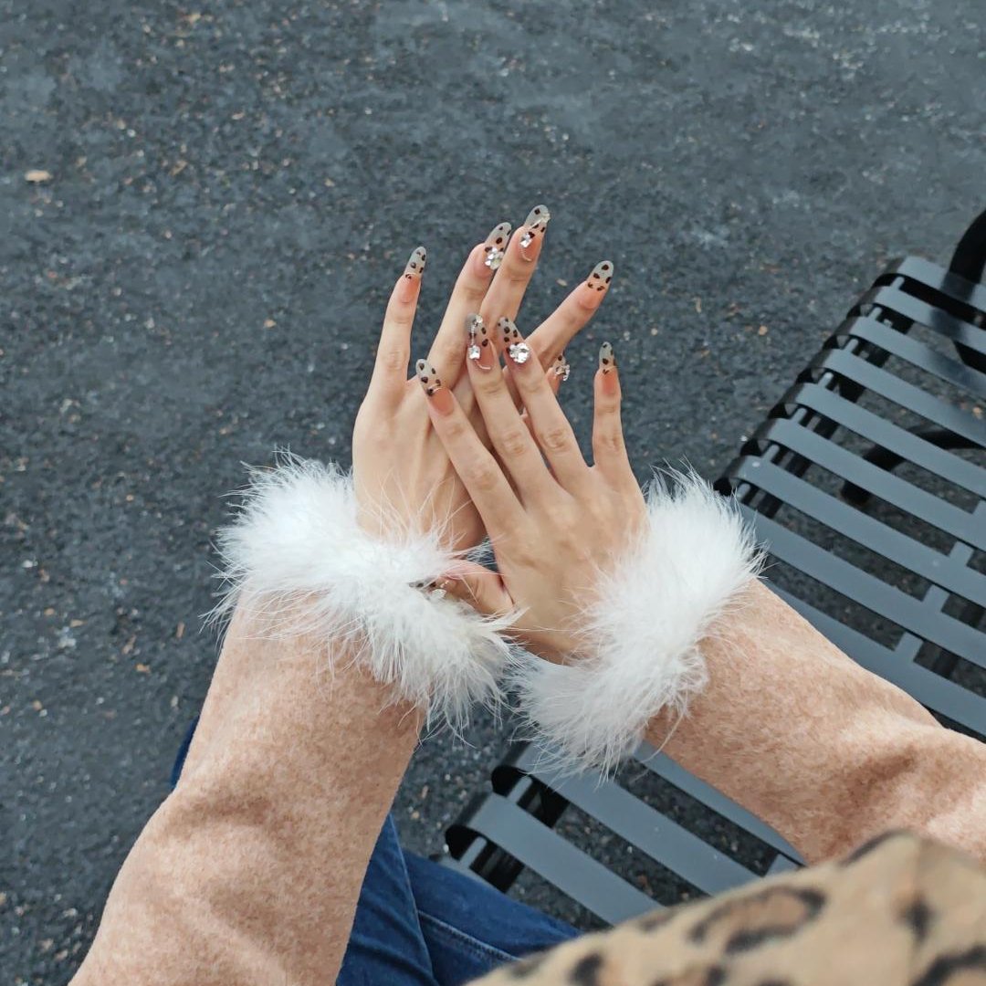 Golden Cheetah Luxe Handmade Press On Nails - Arcanus Nails