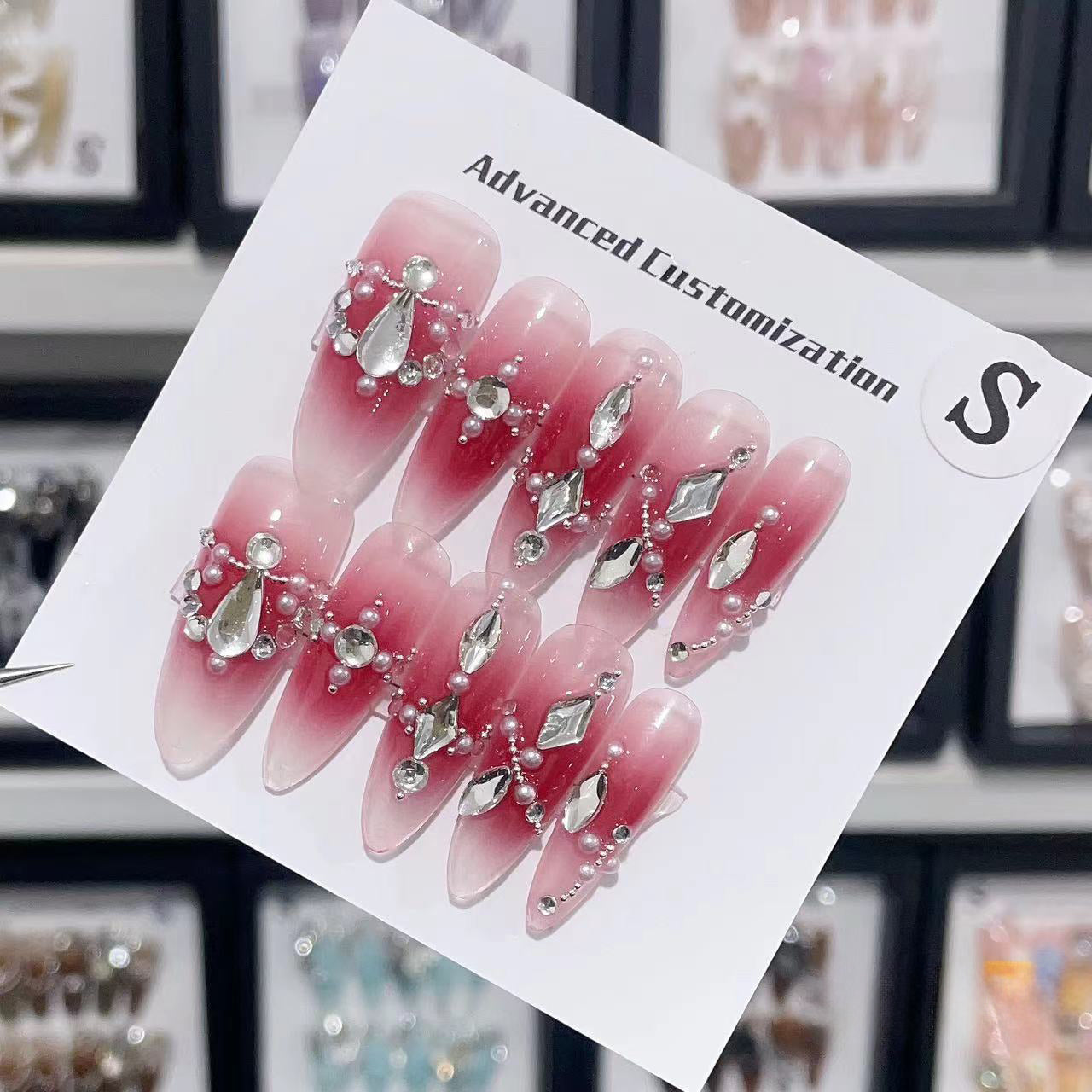 Blush Royale Handmade Press On Nails - Arcanus Nails