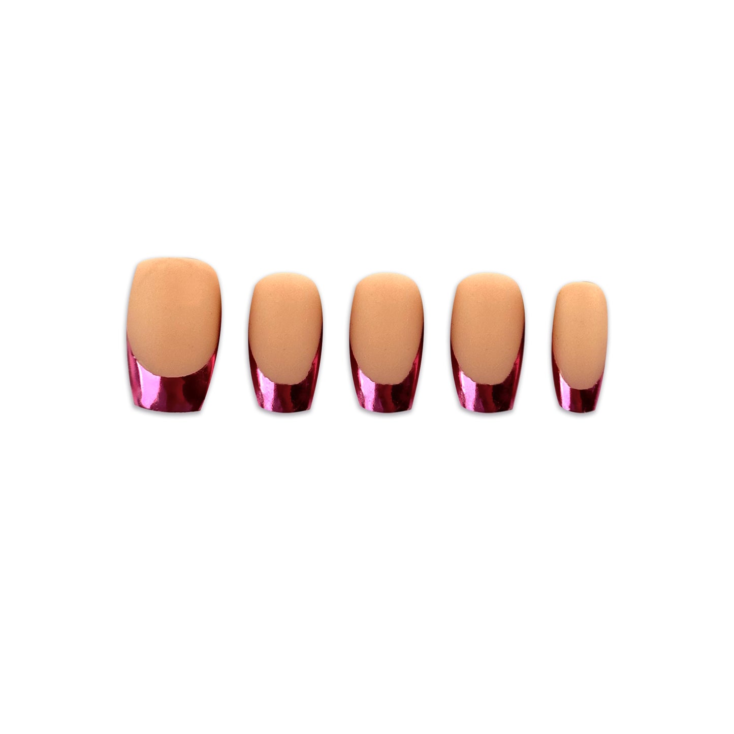 Nude Gloss French Handmade Press On Nails - Arcanus Nails