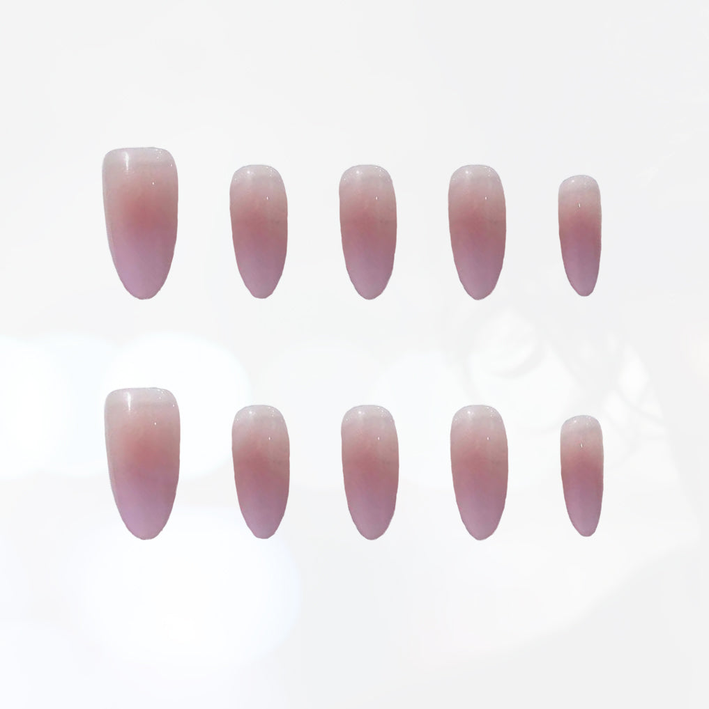Blushing Dusk Handmade Press On Nails - Arcanus Nails
