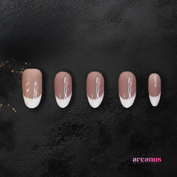 Classic French Elegance Handmade Press On Nails - Arcanus Nails