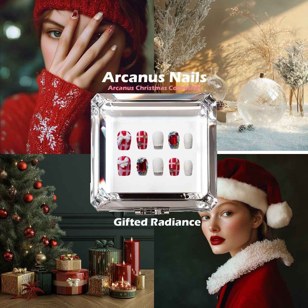 Gifted Radiance Handmade Press On Nails - Arcanus Nails
