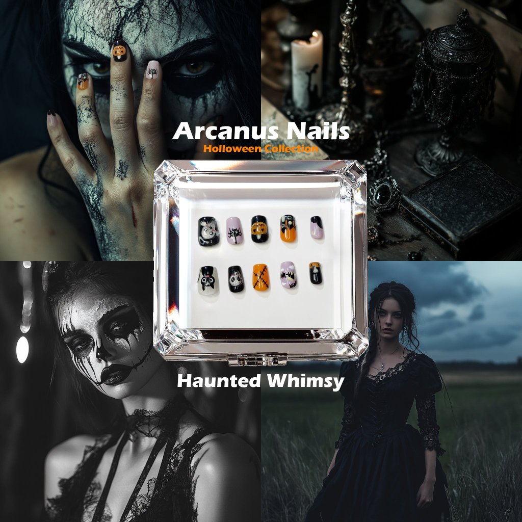 Haunted Whimsy Handmade Press On Nails - Arcanus Nails