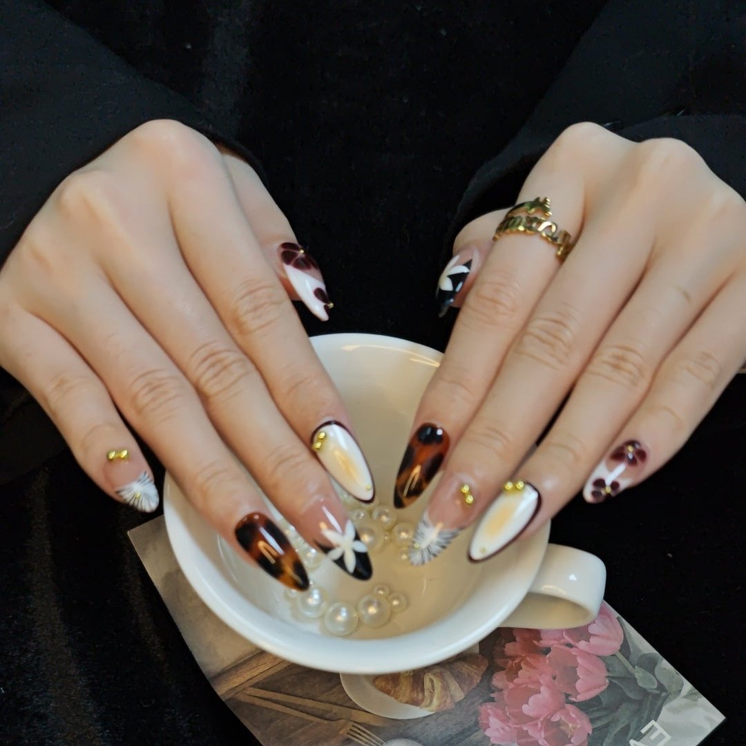 Savanna Luxe Handmade Press On Nails - Arcanus Nails