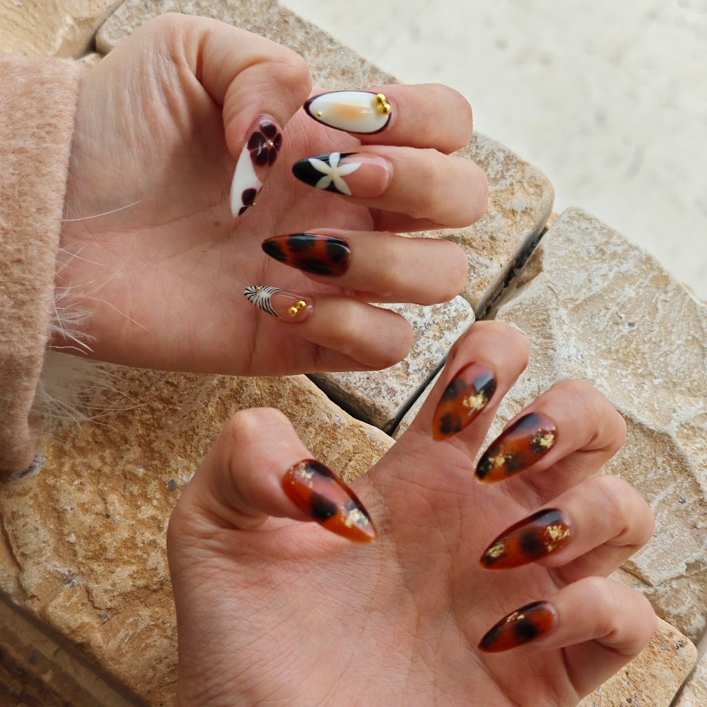 Savanna Luxe Handmade Press On Nails - Arcanus Nails