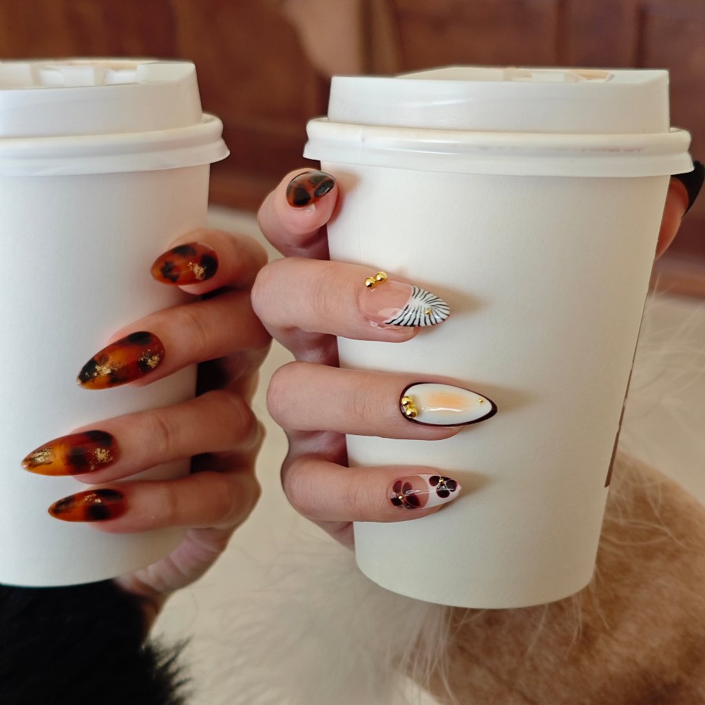 Savanna Luxe Handmade Press On Nails - Arcanus Nails