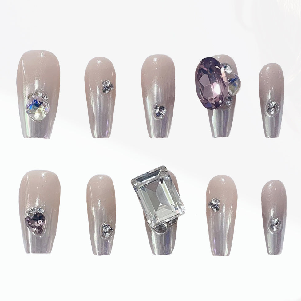Regal Radiance Handmade Press On Nails - Arcanus Nails
