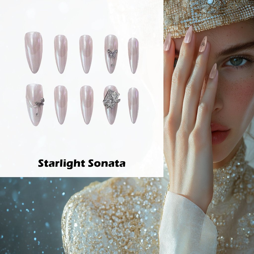 Starlight Sonata Handmade Press On Nails - Arcanus Nails