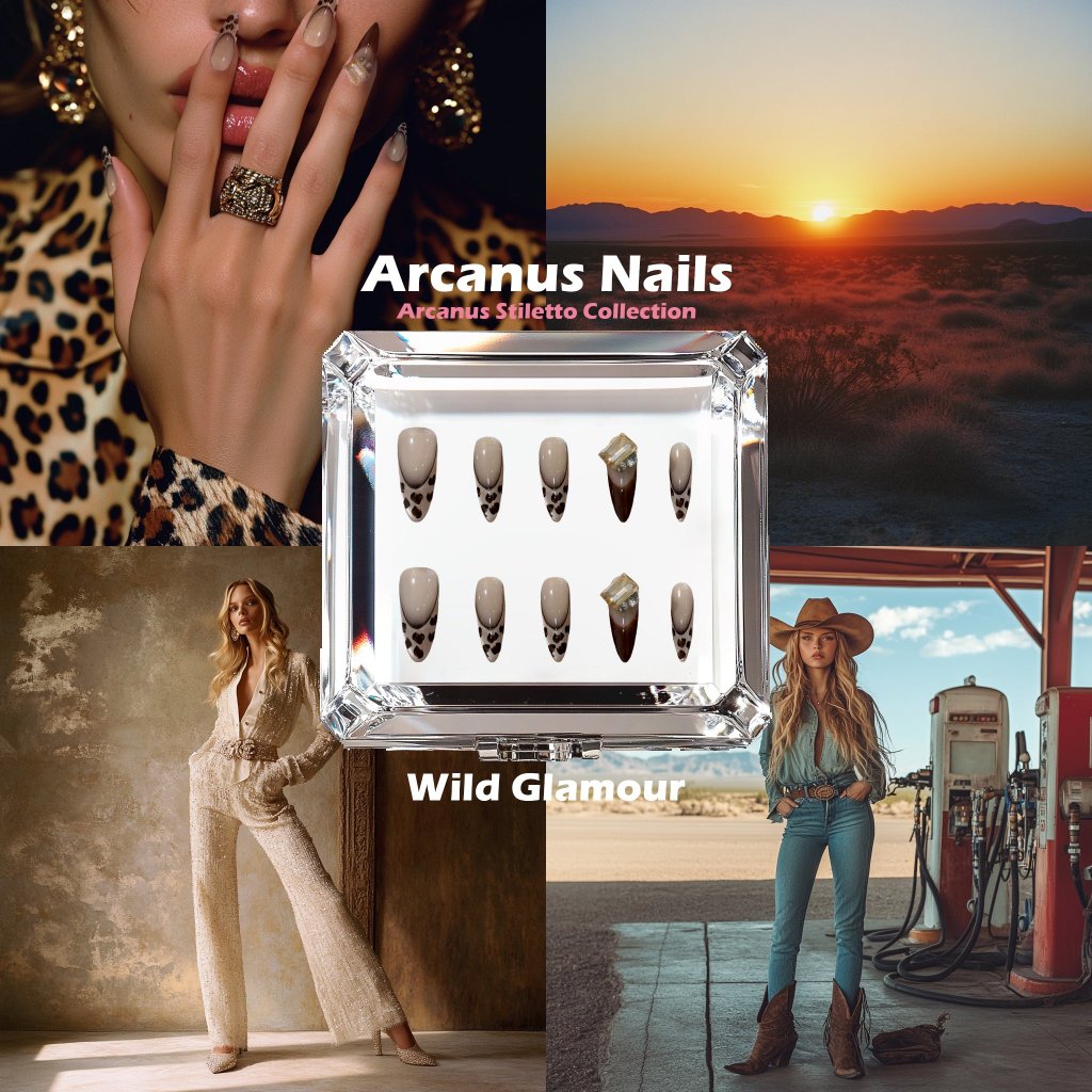 Wild Glamour Handmade Press On Nails - Arcanus Nails