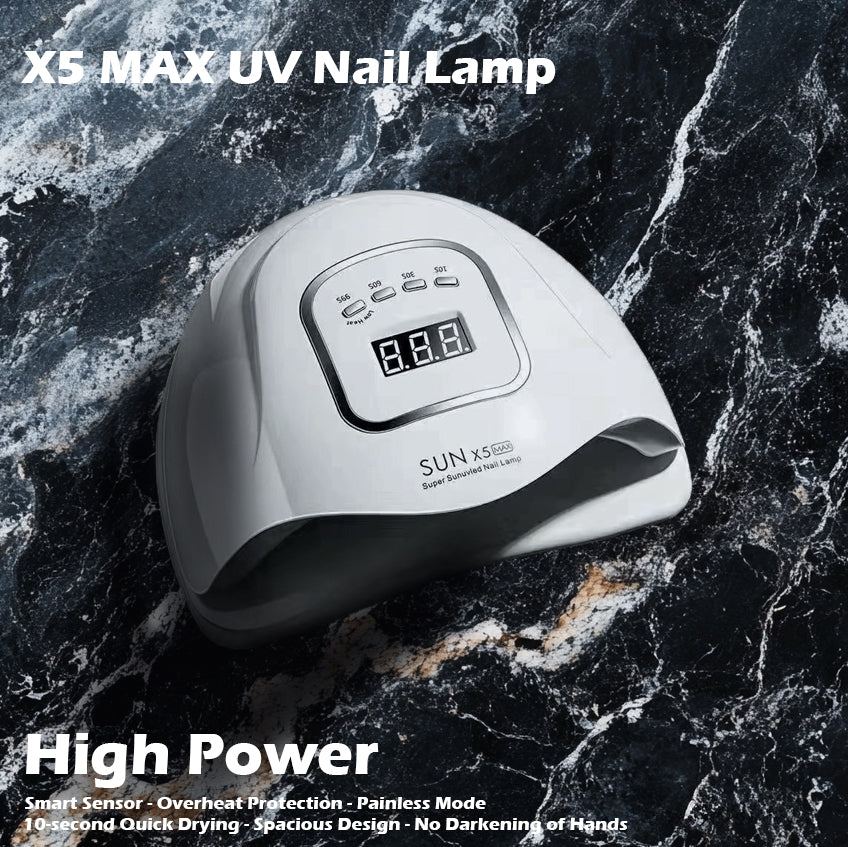 X5 Max Arcanus Nail Lamp 120W Smart Sensor LED Gel Curing Lamp