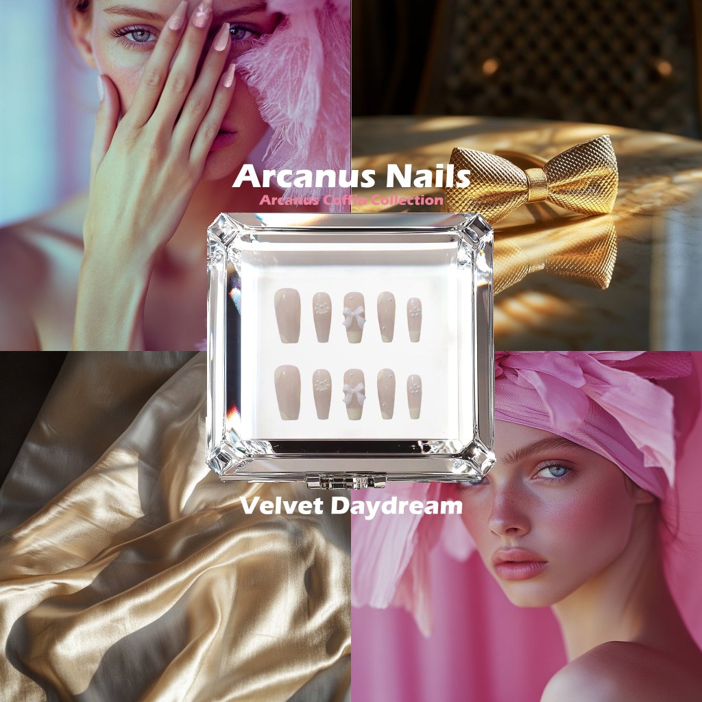 Velvet Daydream Handmade Press On Nails - Arcanus Nails
