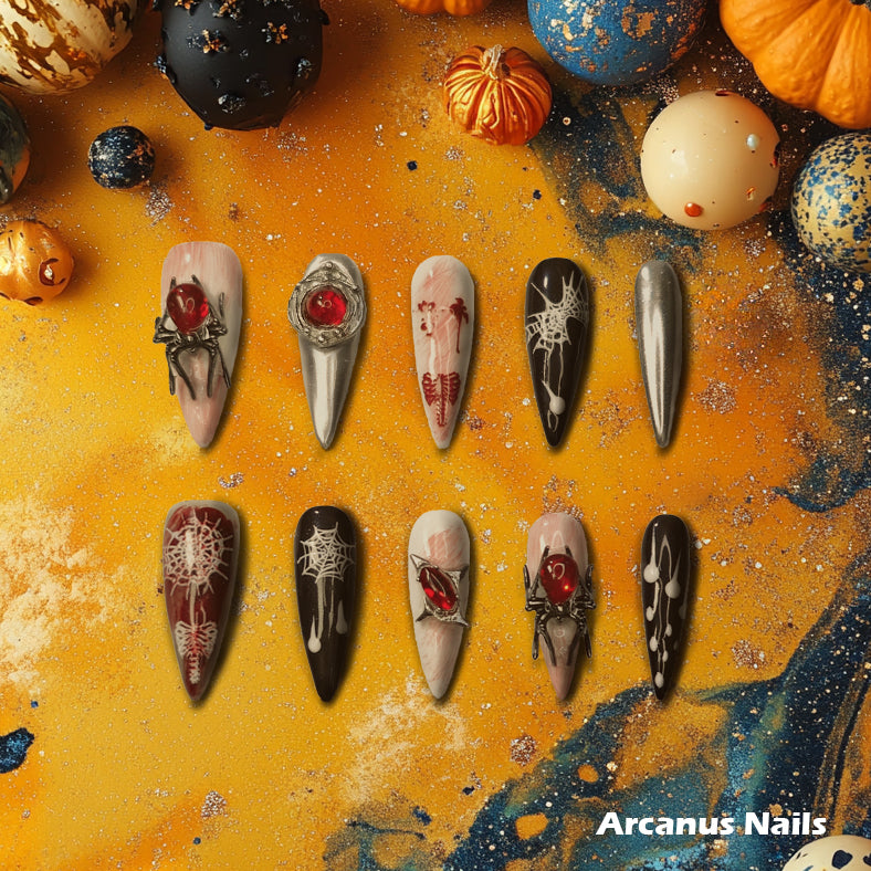 Sorceress's Lair Handmade Press On Nails - Arcanus Nails
