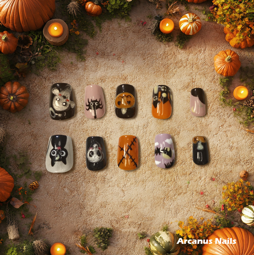 Haunted Whimsy Handmade Press On Nails - Arcanus Nails