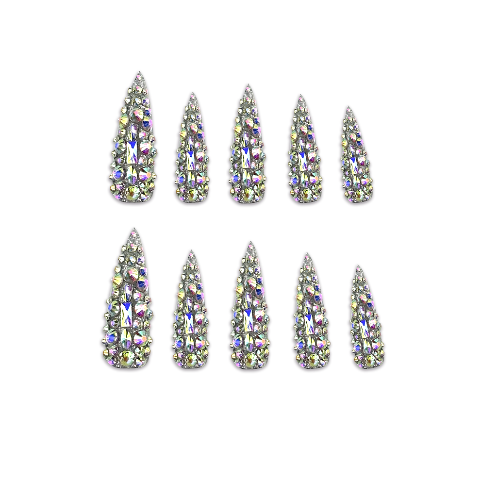 Shimmering Cosmos Handmade Press On Nails - Arcanus Nails