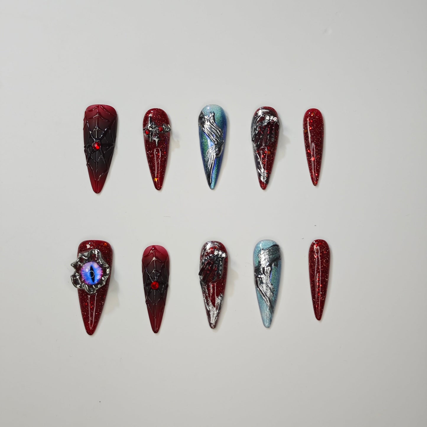 Eldritch Echoes Handmade Press On Nails - Arcanus Nails