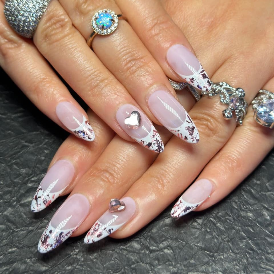 Rose Quartz Reverie Handmade Press On Nails - Arcanus Nails