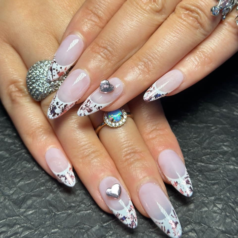 Rose Quartz Reverie Handmade Press On Nails - Arcanus Nails