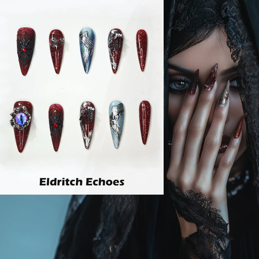 Eldritch Echoes Handmade Press On Nails - Arcanus Nails
