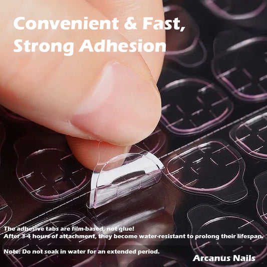 Ultra-Adhesive Jelly Nail Tabs for Press On Nails