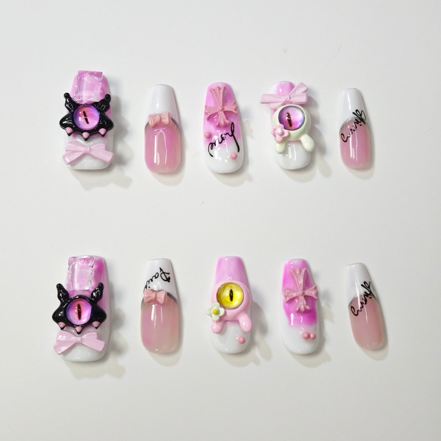 Bewitched Bloom Handmade Press On Nails - Arcanus Nails