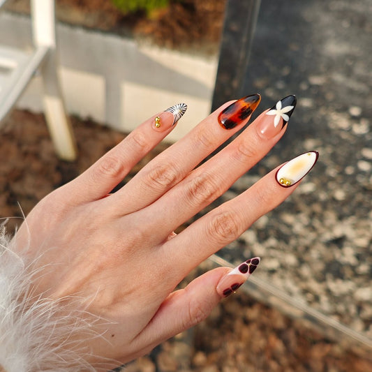 Savanna Luxe Handmade Press On Nails - Arcanus Nails