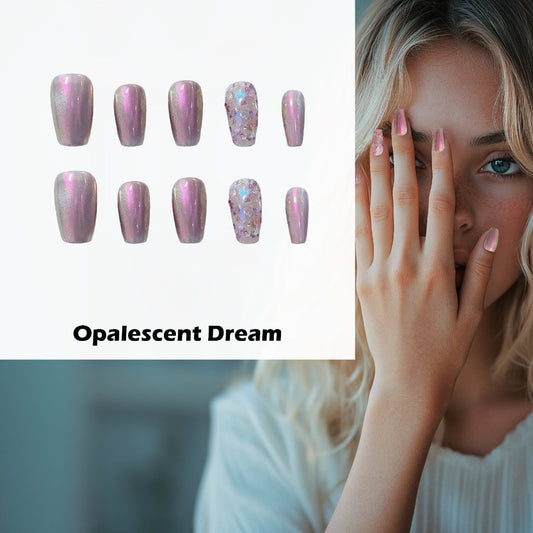 Opalescent Dream Handmade Press On Nails - Arcanus Nails