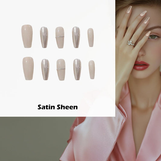 Satin Sheen Handmade Press On Nails - Arcanus Nails
