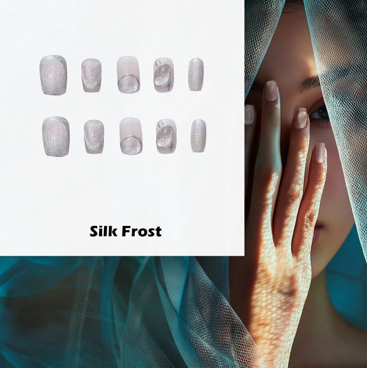 Silk Frost Handmade Press On Nails - Arcanus Nails