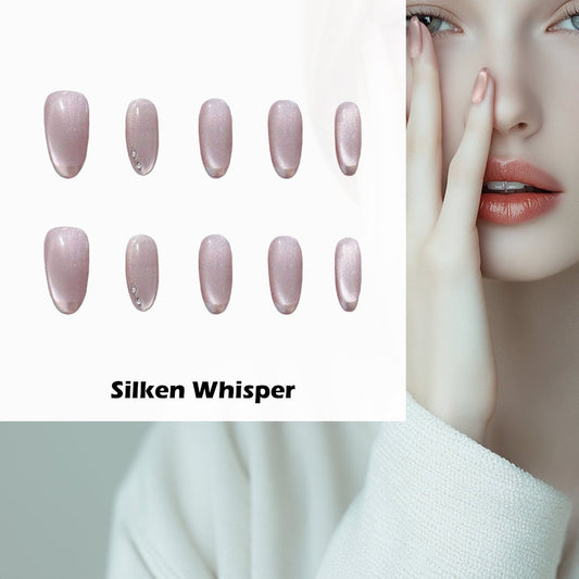 Silken Whisper Handmade Press On Nails - Arcanus Nails