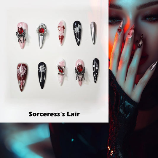 Sorceress's Lair Handmade Press On Nails - Arcanus Nails
