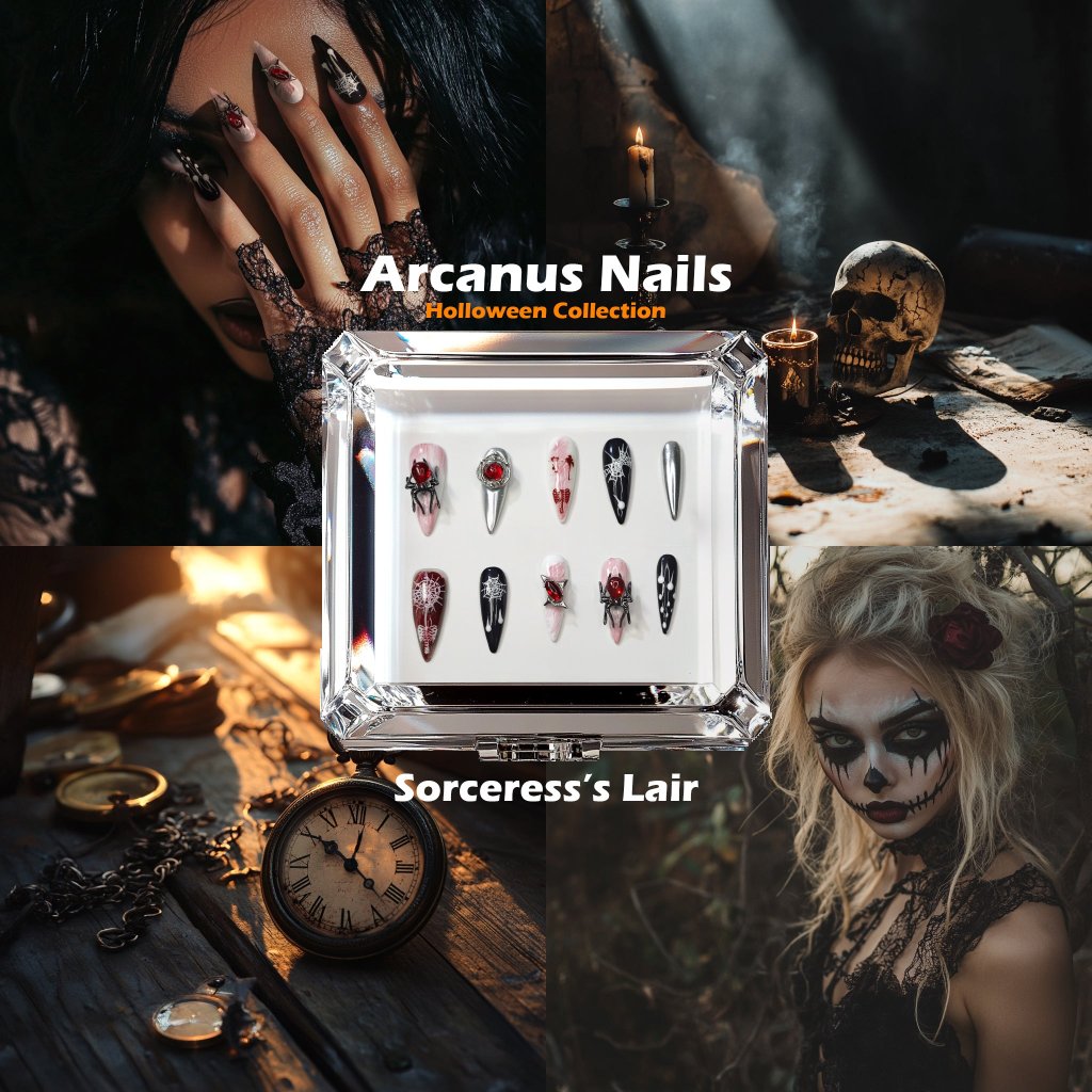 Sorceress's Lair Handmade Press On Nails - Arcanus Nails