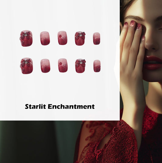 Starlit Enchantment Handmade Press On Nails - Arcanus Nails
