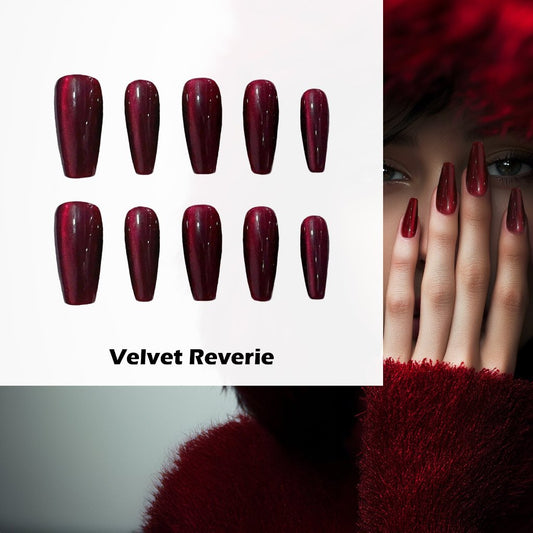 Velvet Reverie Handmade Press On Nails - Arcanus Nails