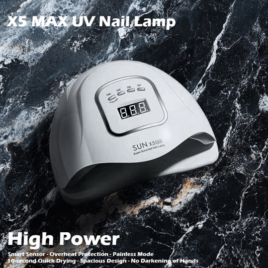 X5 Max Arcanus Nail Lamp 120W Smart Sensor LED Gel Curing Lamp