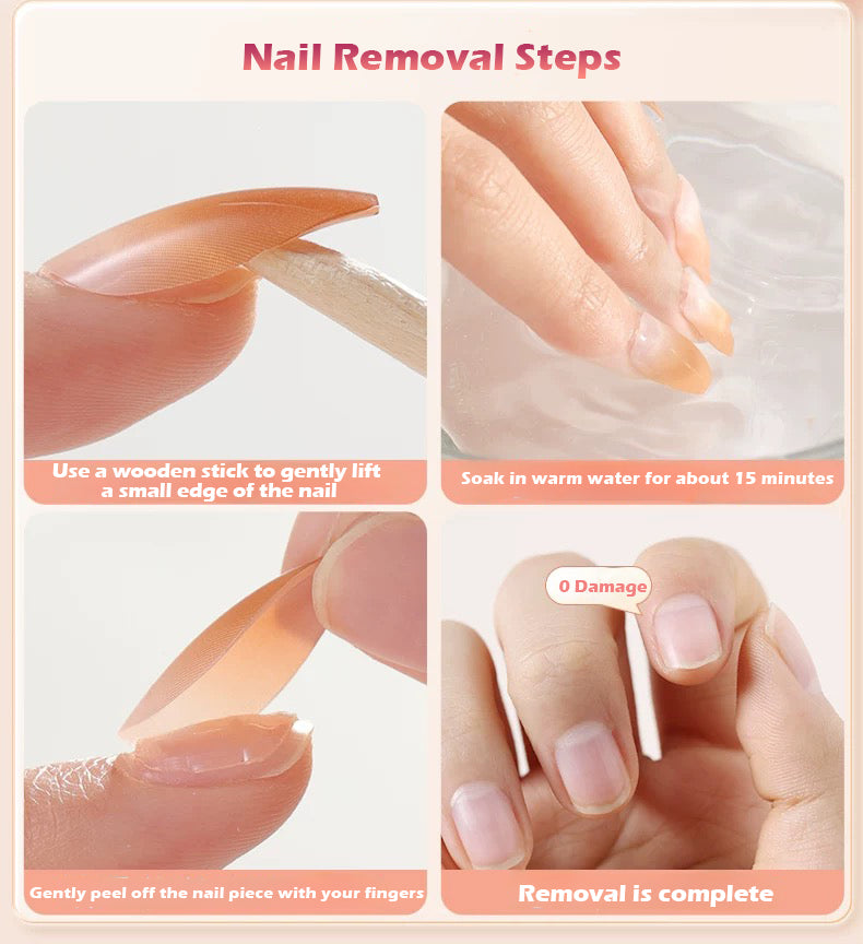 Ultra-Adhesive Jelly Nail Tabs for Press On Nails